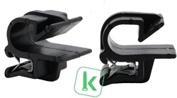 Edge Kabel Clip UV+ Voor (Zonne) Paneel 0,5 t/m 2.0 mm Zwart Hitte & UV bestendig (zak 100 stuks)