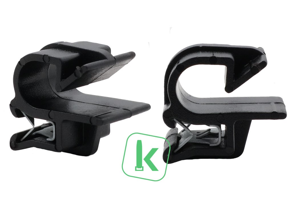 Edge Kabel Clip UV+ Voor (Zonne) Paneel 0,5 t/m 2.0 mm Zwart Hitte&UV bestendig (zak 100 stuks)