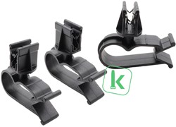 Edge Dual Kabel Clip 16mm2 UV+ 360gr. draaibaar Voor (Zonne) Paneel 1 t/m 3mm (zak 50 stuks)