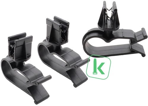 Edge Dual Kabel Clip 16mm2 UV+ 360gr. draaibaar Voor (Zonne) Paneel 1 t/m 3mm (zak 50 stuks)