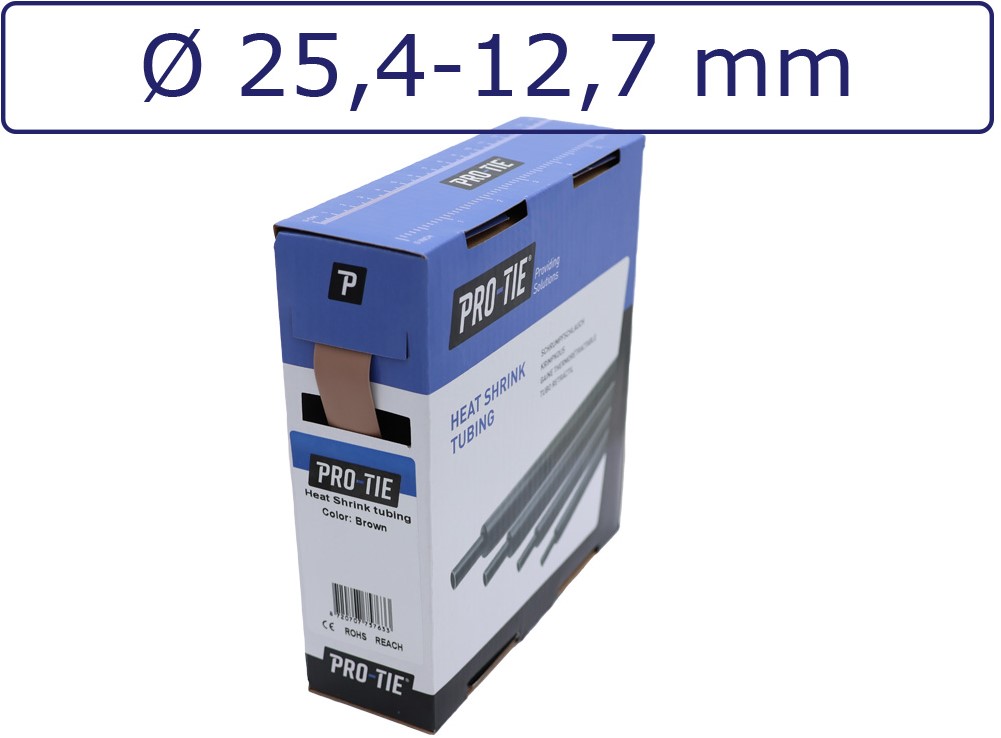 Krimpkous 25,4 mm 1,2meter - Ben's electronics