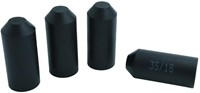 Krimpkous Eindkap Einddop met Lijm 35-16 mm Zwart UV bestendig -2