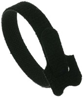 Klittenband Tyraps, kabelbinders 310 x 17 mm Zwart UV bestendig (Zak 100 stuks)-2