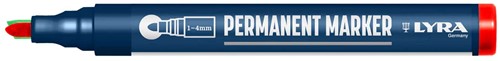 LYRA MARK Merkstift Permanent - Punt 2-6 mm - Kleur Rood -2
