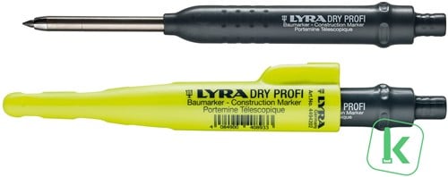 LYRA DRY Profi Markeerpotlood Grafiet inclusief Holster (4494202) 