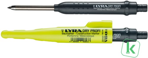 LYRA DRY Profi Markeerpotlood Grafiet inclusief Holster 