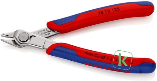 KNIPEX (78 13 125) Super Knips® Mini Zijsnijtang met Draadklem