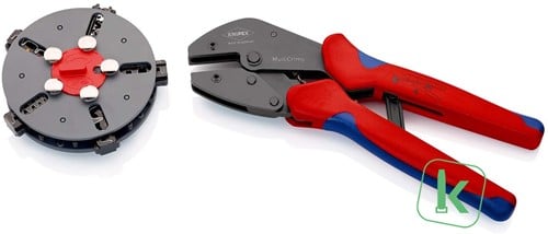 KNIPEX (97 33 02) MultiCrimp® Krimptang met wissellader 0,25–6,0 mm²