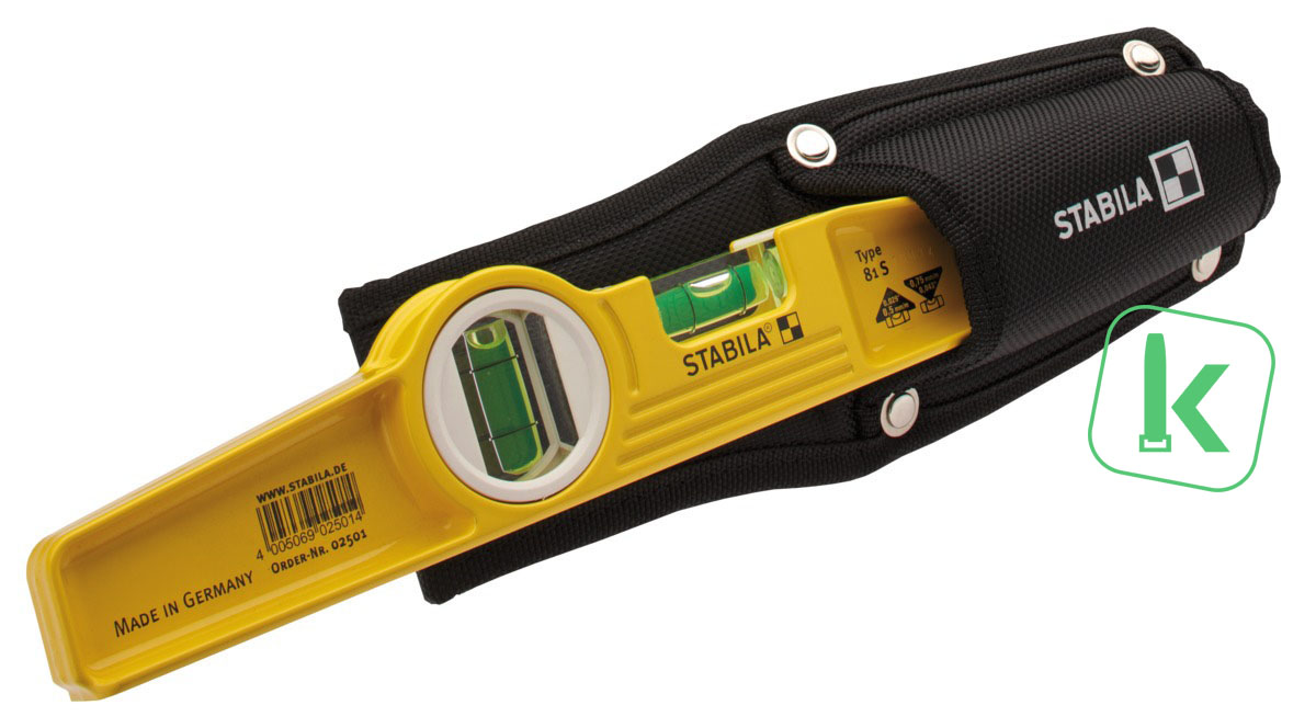 STABILA Waterpas 25 cm Torpedo 81S Met Holster (02501)