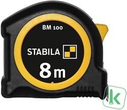 STABILA (19581) Rolbandmaat / Rolmaat  8 meter BM100