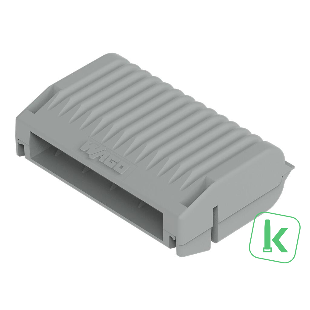 WAGO (207-1333) Gelbox IPX8 , geschikt voor serie 221 en 2273, Max. 4mm2 , Grootte 3 (Doos 3 stuks)