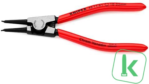 KNIPEX (46 11 A1) Borgveertang 140 mm Voor asgatdiameter Ø 10 - 25 mm