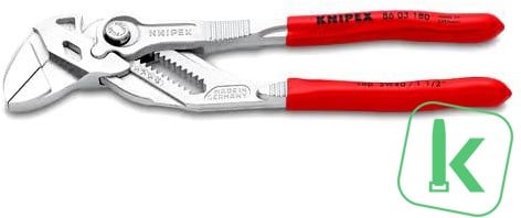 KNIPEX (86 03 180) Sleuteltang / Schroefsleutel 180 mm  Max Ø40 mm  