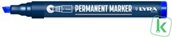 LYRA MARK Merkstift Permanent - Punt 1-4 mm - Kleur Blauw 