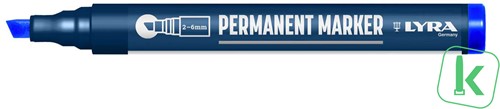 LYRA MARK Merkstift Permanent - Punt 1-4 mm - Kleur Blauw (4020051)
