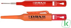 LYRA INK Merkstift / Diepgatstift Voor Diepe Gaten - Kleur Rood 