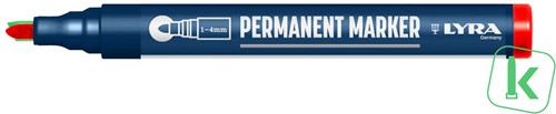 LYRA MARK Merkstift Permanent - Punt 2-6 mm - Kleur Rood 