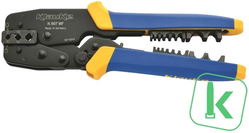 Klauke (K507WF) Universele Perstang incl. inzetstukken 0,5 - 50mm² Adereindhulzen (1 stuk) (1 stuk)