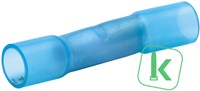 Klauke (680WS)  Stootverbinder met krimpkous met lijm 2,5mm Blauw geïsoleerd  (Zak 100 stuks)