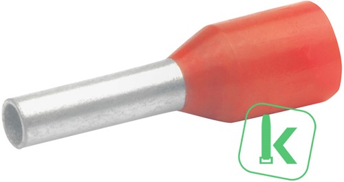 Klauke (471/8) Adereindhuls 1mm² Geïsoleerd / Hulslengte 8 mm Rood (Zak 100 stuks)