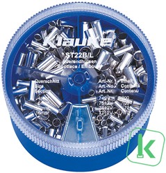 Klauke (ST 22 B)  Assortiment / Strooidoos Adereindhulzen 4 - 16mm Ongeïsoleerd (Box 440 stuks)