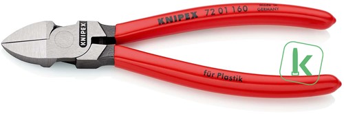 KNIPEX (72 01 160) Precisie Zijsnijtang / Kniptang Ultra Compact 160 mm