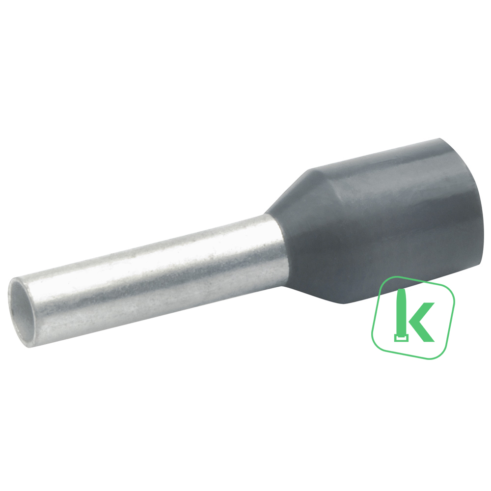 Klauke (472/10) Adereindhuls 1,5mm² Geïsoleerd / Hulslengte 10 mm Zwart (Zak 100 stuks)