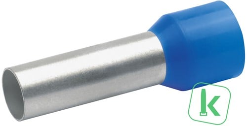 Klauke (477/12) Adereindhuls 16mm Geïsoleerd / Hulslengte 12 mm Blauw (Zak 100 stuks) (Zak 100 stuks)
