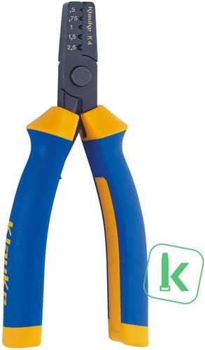 Klauke (K4 D) Perstang / Adereindhulstang voor Adereindhulzen 0,5 - 2,5mm² (1 stuk)