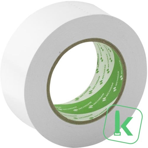 Nichiban gaffer tape Type 1200 - 50 mm breed Wit (Rol 25 meter)