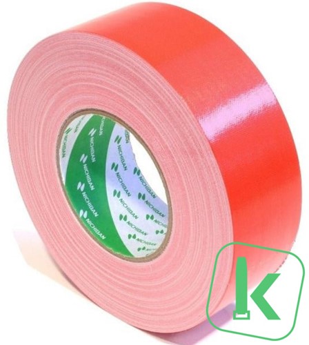 Nichiban gaffer tape Type 1200 - 50 mm breed Rood (Rol 50 meter)