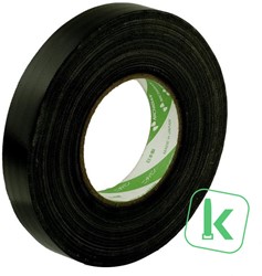 Nichiban gaffer tape Type 116 - 50 mm breed Zwart (Rol 50 meter)
