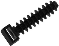 Kabelbinder, tyrap muurplug 8 x 38 mm Zwart UV bestendig (Zak 100 stuks)-2