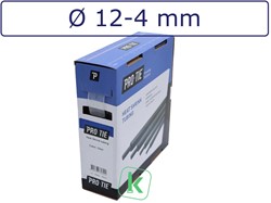 Krimpkous Eindkap 145-60 mm Zwart UV-bestendig