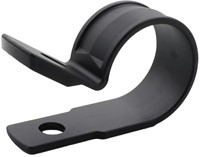 Buisklemmen, Bevestigingsbeugels, P-Clamp / Clip - Nylon (PA6,6) Schroefbaar Bundel diameter max. 19,90mm Zwart UV-Bestendig (Zak 100 stuks)-2