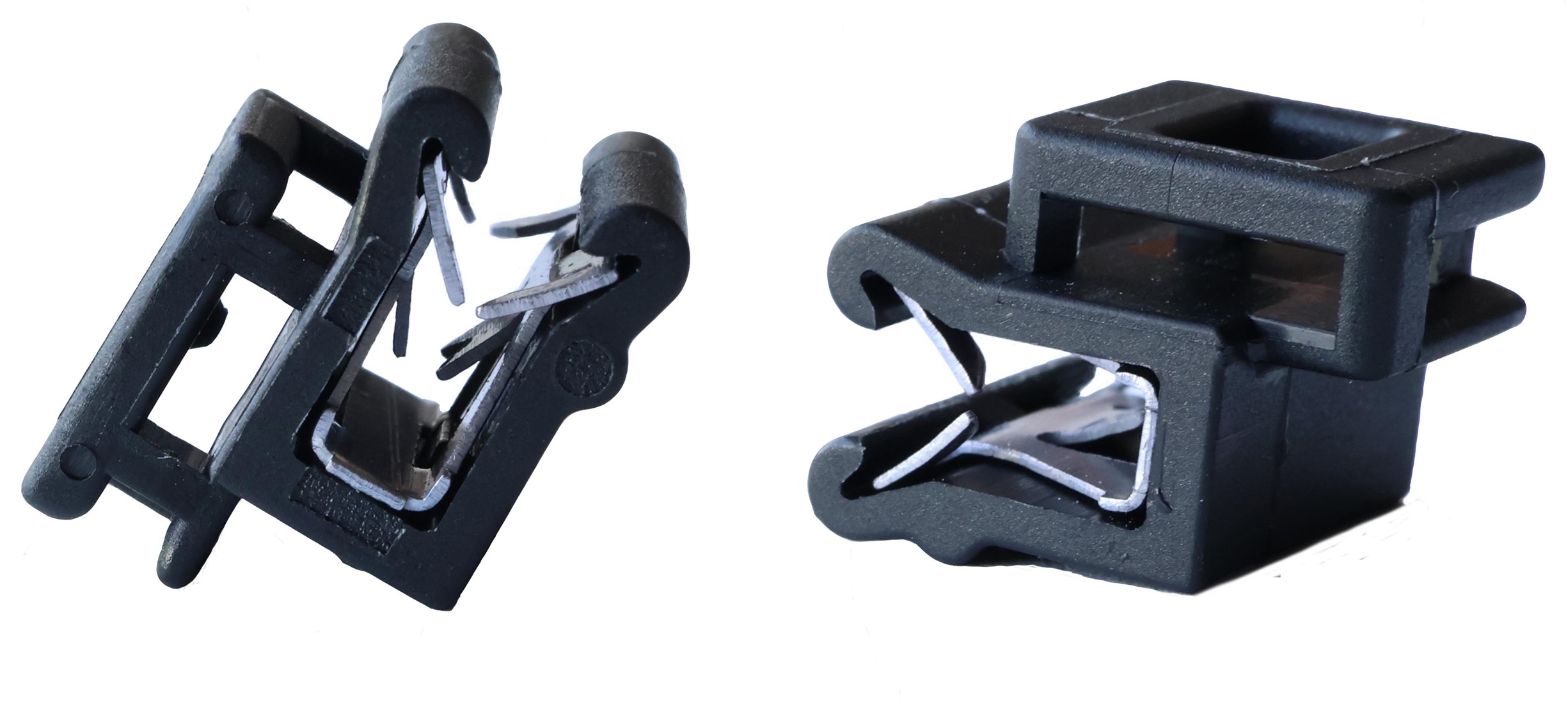 Edge Clip, Kabelbinder paneel klemvoet UV+ Universeel voor paneel 1 t/m 3mm Zwart UV bestendig