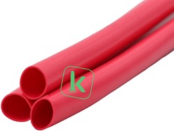 Siliconen Isolatiekous / Beschermkous 7000V  Ø 8 mm Rood (stuk 1 meter)