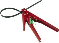 Kabelbindertang, Tyrap tang voor kunststof kabelbinders t/m 9 mm breed