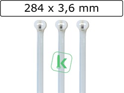 Thomas & Betts - TY26M – Ty-Rap® 284 x 3,6 mm Wit Naturel (Zak 1.000 stuks)