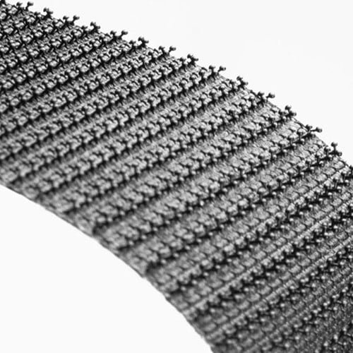 VELCRO® - Klittenband Enkelzijdig Haakdeel met lijmlaag, 20mm Zwart Rol 25 meter