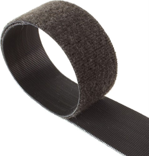 Filzada® 16x Klittenband Zelfklevend Stroken 60x60mm Zwart