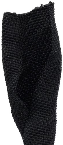 Zelfsluitende Beschermkous Polyester 29-31 mm Zwart UV bestendig (Rol 50 meter)-3