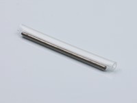 Krimpbare glasvezel lasbeschermer met lijm 40 x 2,6 mm transparant (Zak 50 stuks)-2