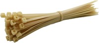 Tyraps, kabelbinders PA4.6, Extra Hittebestendig, Hoge temperaturen bestendig 100 x 2,5 mm Naturel (Zak 100 stuks)-2