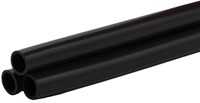 Siliconen Isolatiekous / Beschermkous 7000V Ø 2 mm Zwart UV Bestendig (stuk 1 meter)-2