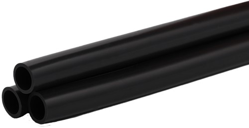 Siliconen Isolatiekous / Beschermkous 2500V Ø 10 mm Zwart UV Bestendig (stuk 1 meter)-2