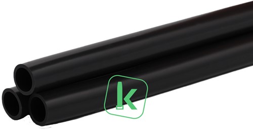 Siliconen Isolatiekous / Beschermkous 2500V Ø 10 mm Zwart UV Bestendig (stuk 1 meter)